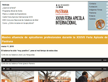 Tablet Screenshot of feriaapicola.es